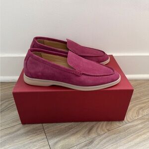 NEW SCAROSSO LUDOVICA Suede Loafers